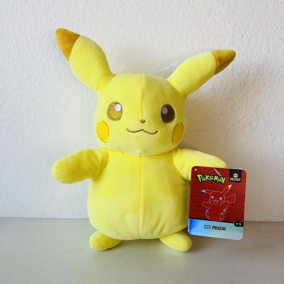 Pokemon Select Shiny Holo PIKACHU 8” Plush WCT - Picture 1 of 5